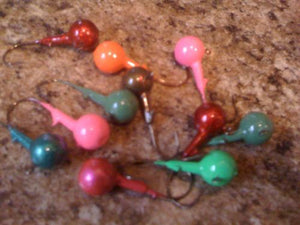 5/16oz Painted Roundhead Jigs 25 Pack