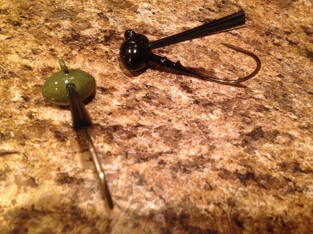 25 Pack 1/2oz Painted Weedless Football Jigs