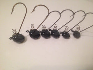 25 Pack Stand Up Shakey Tip-Up Jigs, Light Hooks