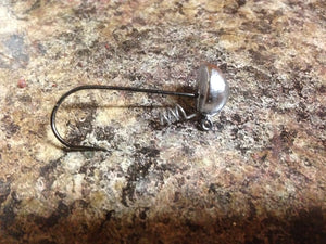 25 Pack Unpainted Stand Up Shakey Jigs, Light Hooks