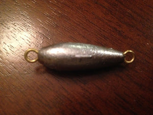 Inline Trolling Sinkers 1 oz and 3/4 oz Quantity 100