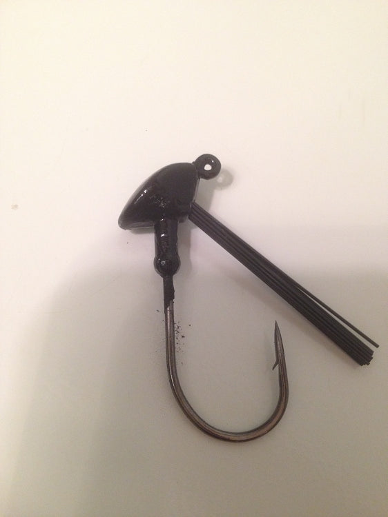 25 Pack Painted 3/4, 1/2 or 3/8 oz Flipping Erie Stand Up Jig