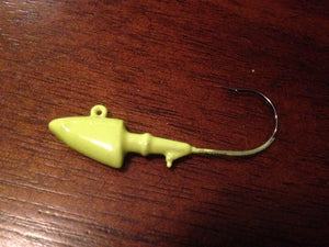 25 Pack 1/4oz Shad Head Jig Light Hooks, Works with "Shad School Umbrella Rig" Fished in Alabama
