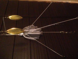 "Dominator Series" Twin Willowleaf Blade Arms Shad School Umbrella Rig