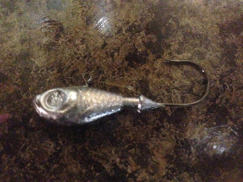 20 Pack Unpainted Ultra Minnow 3/8oz Jigs Light Hook