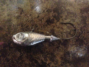 20 Raw Ultra Minnow 5/8oz Jigs 4/0 Light Hook