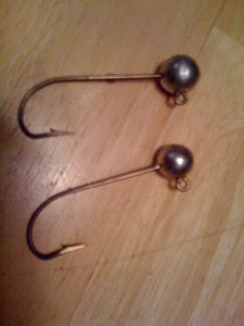 50 Pack 1/2oz RoundHead Jig 630 Heavy Duty Hook Salmon, Walleye