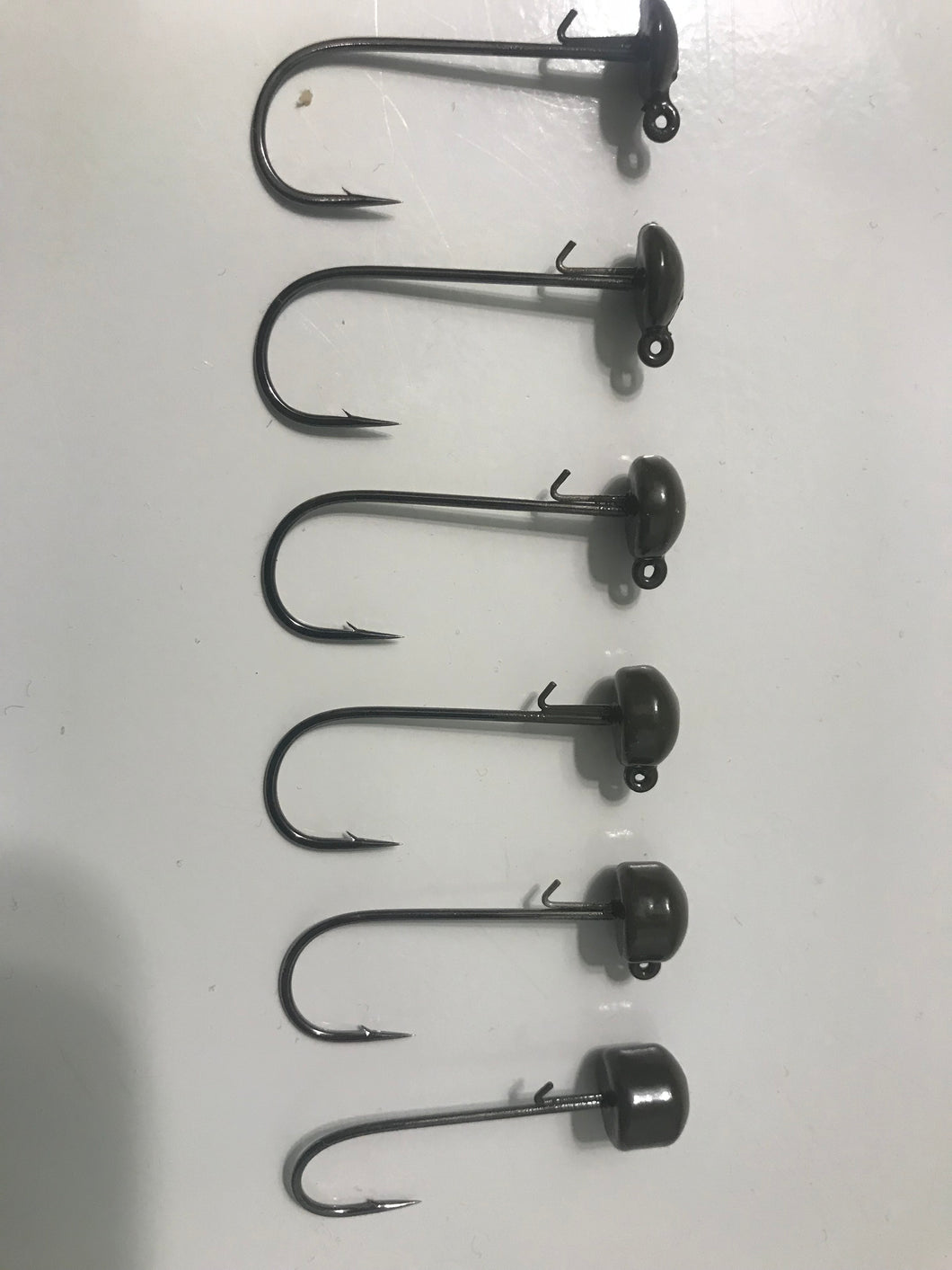 Ned Rig/ Midwest Finesse Rig Shroom Head (10 Pack) With Gamakatsu