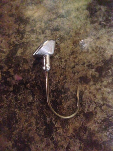 25 Pack Unpainted Flipping Erie Jig 3/4oz