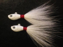 5 Pack Dressed Bucktail Minnow Jigs, Saltwater Mustad Duritan Hooks Spro Style Jigs