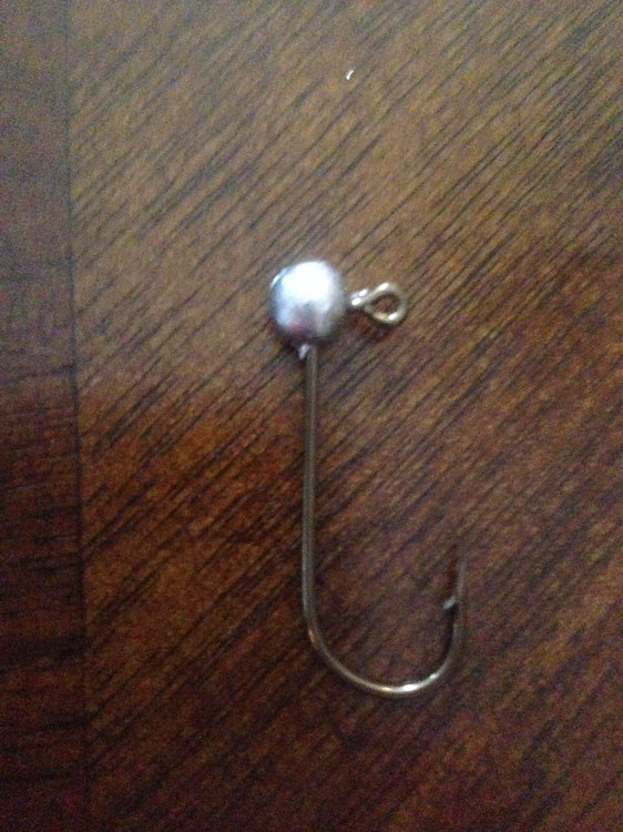 100 Pack 1/32oz RoundHead Jig 1/0 570H Hook Heavy Duty Hook!! Salmon Fishing