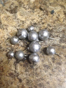 100 Pack Round or Finesse Drop Shot Sinkers, You Choose!!!!!