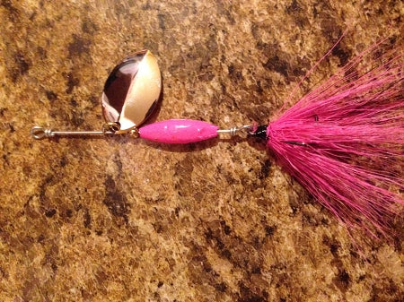Crawdads Pink Bucktail Olympic Inline Spinner 1/4oz Bass, Pike, Salmon –  Crawdads Fishing Tackle