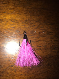 Dressed Bucktail Treble Hooks UV Glued