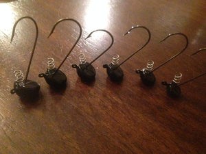 25 Pack Stand Up Shakey Tip-Up Jigs, Light Hooks