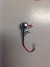 100 Pack 1/24oz Round Head Crappie Jig With Sickle Hook
