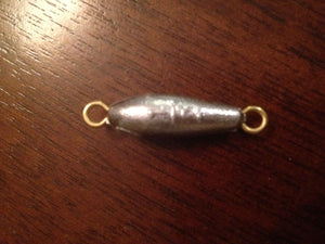 20 Pack Inline Trolling Sinkers 1/2oz