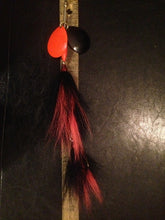 Muskie Bucktail Inline Tandom Spinner Black/Orange