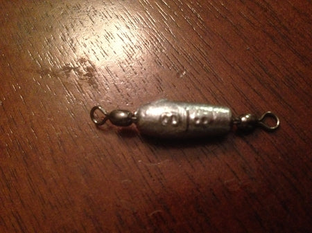 25 pack 3/8oz Trolling Sinkers with #7 Crane Swivels