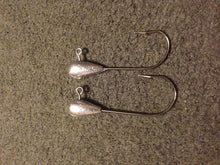 25 Tube Head Jigs 1/8oz Bass, Crappie, Light Hooks