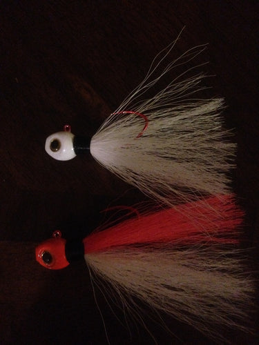 Bucktail Fishing Jigs! All Handtied with Genuine Northern Bucktail – Page 2  – Crawdads Fishing Tackle