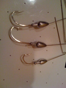10 Pack Unpainted 1/4oz Spinnerbait Heads Tackle Making 