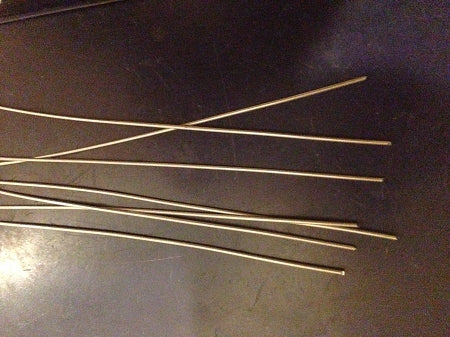 25 Pack Tinned Music Wire 13 inch .045 WIRE SHAFTS Muskie LURE 