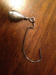 5 Pack Jika Rig Tear, Pear Jig 3/0 4/0 5/0 Eagle Claw EWG Hook