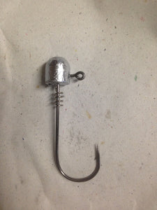 25 Pack Worm Nose Jigs with Screw Loc Great for the Ned Rig Crappie, Bass 