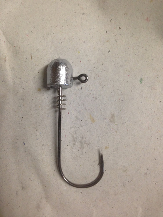 25 Pack Worm Nose Jigs with Screw Loc Great for the Ned Rig Crappie, Bass 